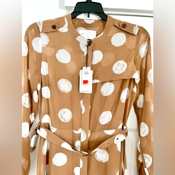 NEW Banana Republic Heritage woman’s maxi sheer shirt dress size 0 - Picture 3 of 6